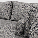 Мебельная ткань Шенилл серый цвет 142 см T4-46 варинант исполнения - 8 | Loft Concept в Челябинске