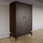 Платяной шкаф Elsa Dreams Walnut с 2-мя фасадами варинант исполнения - 2 | Loft Concept в Челябинске