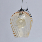 Подвесной светильник со стеклянном плафоном в форме бокала Kaleido варинант исполнения - 6 | Loft Concept в Челябинске