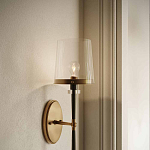 Бра настенное с прозрачным стеклянным абажуром Simple Pure Form варинант исполнения - 5 | Loft Concept в Челябинске