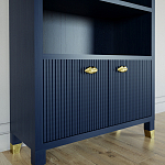 Книжный Стеллаж Elsa Dreams Blue с задней стенкой варинант исполнения - 1 | Loft Concept в Челябинске