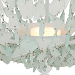 Люстра круглая с каскадом из декоративных элементов Sea Glass варинант исполнения - 3 | Loft Concept в Челябинске