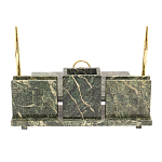 Настольный письменный набор из змеевика с гербом России Successful Leader варинант исполнения - 2 | Loft Concept в Челябинске