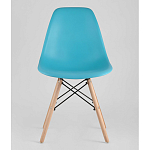 Пластиковый стул на ножках из массива бука Eames Torquoise варинант исполнения - 4 | Loft Concept в Челябинске