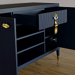 Комод-буфет Elsa Dreams Blue с открытыми полками   варинант исполнения - 1 | Loft Concept в Челябинске