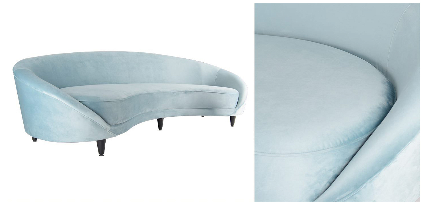 Диван Paulet Light Blue Sofa Диван Paulet Light Blue Sofa - Loft-Concept в Челябинске