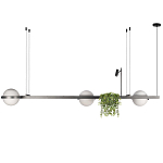 Подвесной линейный светильник Barbell варинант исполнения - 2 | Loft Concept в Челябинске