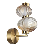 Бра с 2-мя рифлеными стеклянными шарами Marcelh Light варинант исполнения - 5 | Loft Concept в Челябинске