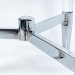 Приставной столик со стеклянной столешницей Deimos варинант исполнения - 4 | Loft Concept в Челябинске