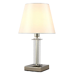 Настольная лампа с белым тканевым абажуром в форме конуса Laurent варинант исполнения - 2 | Loft Concept в Челябинске