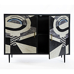 Буфет в гостиную с инкрустацией  Bone Inlay sideboard - 2 doors варинант исполнения - 3 | Loft Concept в Челябинске