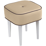 Квадратный мягкий пуф на белых ножках Winton Pouf Square варинант исполнения - 19 | Loft Concept в Челябинске