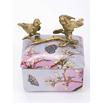 Фарфоровая шкатулка Bird talks варинант исполнения - 2 | Loft Concept в Челябинске