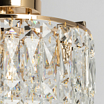 Потолочный светильник круглый с прозрачными подвесками Lunet варинант исполнения - 3 | Loft Concept в Челябинске