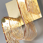 Бра волнистой формы из фактурного стекла Wave варинант исполнения - 8 | Loft Concept в Челябинске