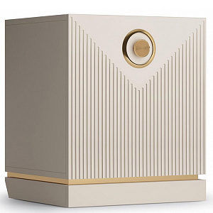 Тумба прикроватная с фактурным фасадом Satin Furniture