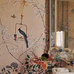 Обои ручная роспись Cecily pink варинант исполнения - 5 | Loft Concept в Челябинске