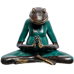 Статуэтка из бронзы в виде лягушки Animals Bronze варинант исполнения - 3 | Loft Concept в Челябинске