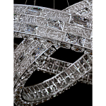 Люстра на 2 кольца с текстурной огранкой Reflection of Reality варинант исполнения - 3 | Loft Concept в Челябинске