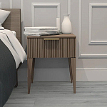 Тумба прикроватная коричневая с ящиком Harper Line варинант исполнения - 1 | Loft Concept в Челябинске