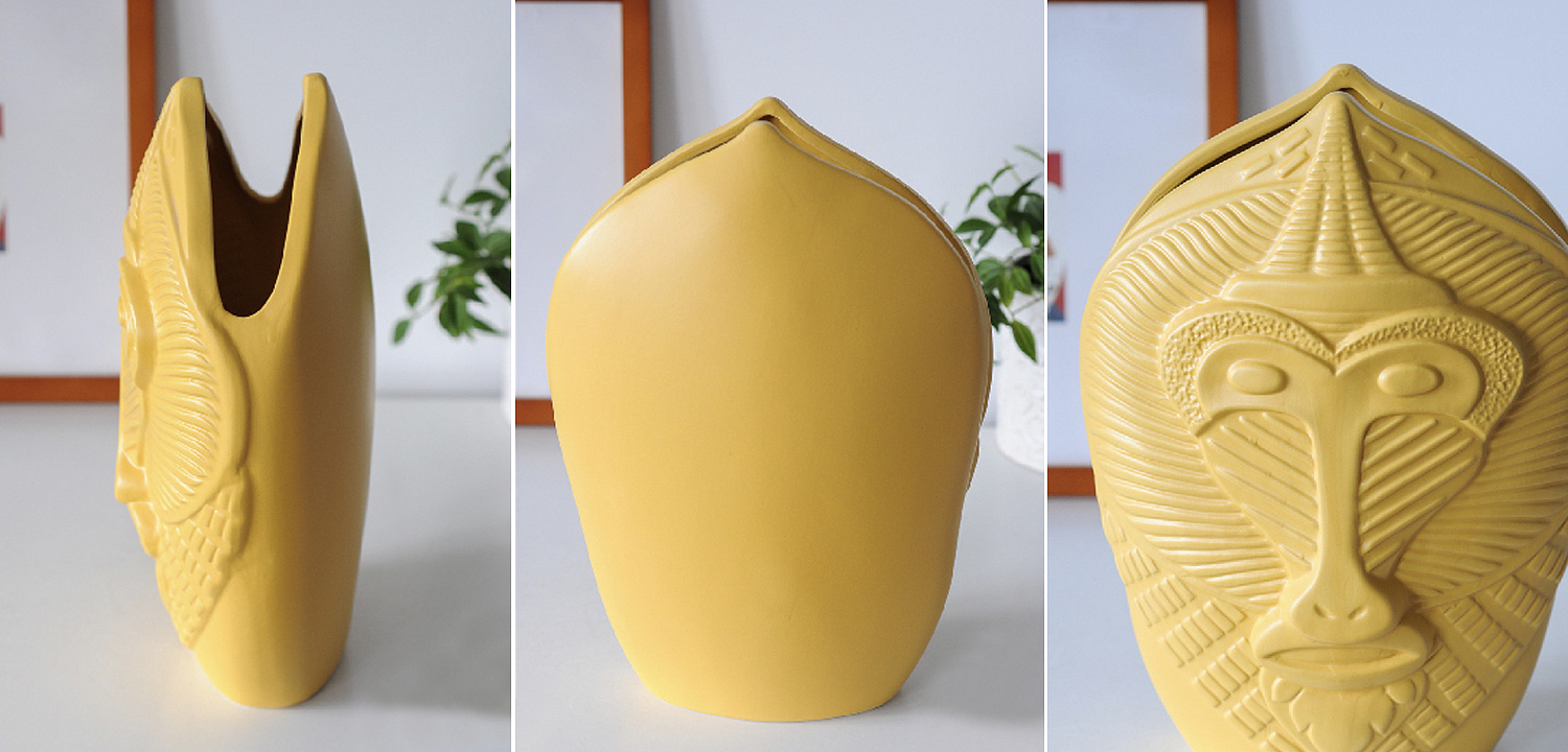 Ваза Color Monkey Vase yellow Ваза Color Monkey Vase yellow - Loft-Concept в Челябинске