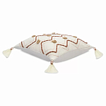 Подушка декоративная с геометрическим узором и кисточками Divine Abstractions варинант исполнения - 1 | Loft Concept в Челябинске