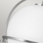 Потолочный светильник с плафоном в форме белого матового шара Hinkley варинант исполнения - 11 | Loft Concept в Челябинске