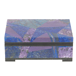 Шкатулка из натурального камня лазурит и чароит Stone Casket варинант исполнения - 2 | Loft Concept в Челябинске