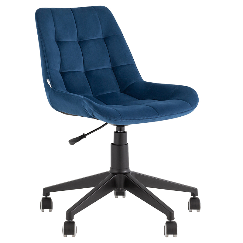 Мягкое компьютерное кресло Plushe Blue Синий Черный Мягкое компьютерное кресло Plushe Blue Синий Черный в Челябинске | Loft Concept