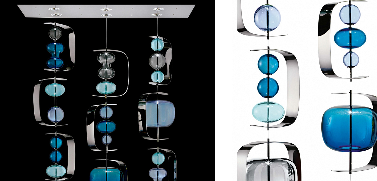 Светильник Barovier & Toso Manhattan Blue Светильник Barovier & Toso Manhattan Blue - Loft-Concept в Челябинске