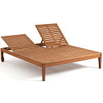 Шезлонг двухместный из эвкалипта Sunset варинант исполнения - 4 | Loft Concept в Челябинске