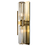 Бра с двумя хрустальными цилиндрическими плафонами Glass TUBE варинант исполнения - 2 | Loft Concept в Челябинске