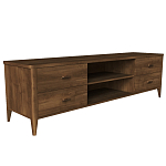 ТВ-тумба с 4-мя ящиками и полками из массива бука Tasteful Furniture варинант исполнения - 1 | Loft Concept в Челябинске