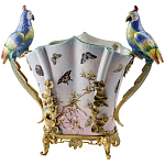 Ваза фарфоровая с попугаями Ferra варинант исполнения - 2 | Loft Concept в Челябинске