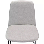 Стул мягкий светло-серый Chair Gray Runners варинант исполнения - 5 | Loft Concept в Челябинске