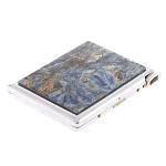 Портсигар на 10 сигарет с газовой зажигалкой из натурального камня Кианит Stone Cigarettes Cases варинант исполнения - 2 | Loft Concept в Челябинске