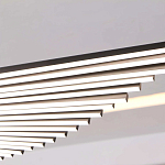 Люстра в виде распахнутых крыльев из тонких металлических планок Flight of Freedom варинант исполнения - 12 | Loft Concept в Челябинске