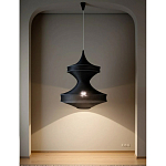 Подвесной вязаный черный светильник «Моника» варинант исполнения - 5 | Loft Concept в Челябинске