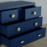 Бельевой Комод с 4 ящиками Elsa Dreams Blue варинант исполнения - 3 | Loft Concept в Челябинске