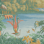 Обои ручная роспись Le Brésil Paille варинант исполнения - 3 | Loft Concept в Челябинске