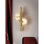 Бра  с фигурным мраморным рассеивателем Spiral of Warm Light варинант исполнения - 7 | Loft Concept в Челябинске