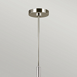 Люстра с 6-ю лампами на тонких изогнутых рожках в современном стиле Feiss варинант исполнения - 9 | Loft Concept в Челябинске