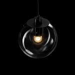 Подвесной светильник Selene Glass Ball Ceiling Lights Black  40 cm варинант исполнения - 2 | Loft Concept в Челябинске