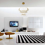 Люстра подвесная с 3-мя кольцевыми светодиодными лампами Catcher варинант исполнения - 2 | Loft Concept в Челябинске