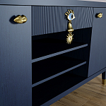 Комод-буфет Elsa Dreams Blue с открытыми полками   варинант исполнения - 4 | Loft Concept в Челябинске