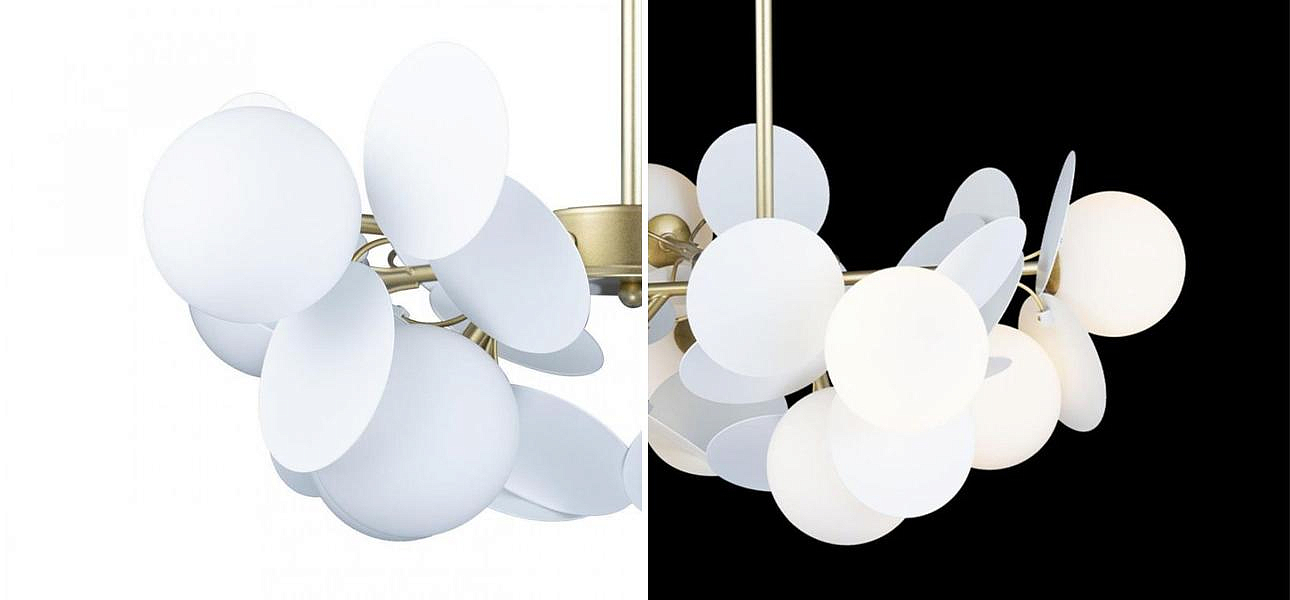 Люстра MATISSE Chandelier White 8 ламп Люстра MATISSE Chandelier White 8 ламп - Loft-Concept в Челябинске