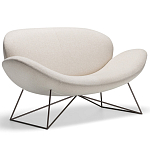 Дизайнерский двухместный диван Gio Ponti D.157.6  - DUE FOGLIE Sofa варинант исполнения - 7 | Loft Concept в Челябинске