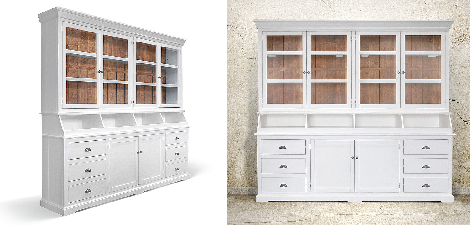 Шкаф Ruggerio Provence HARMONIE Glass Door big Шкаф Ruggerio Provence HARMONIE Glass Door big - Loft-Concept в Челябинске