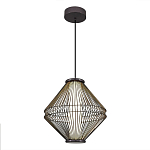 Подвесной светильник с плетеным металлическим каркасом Metal Interweaving варинант исполнения - 1 | Loft Concept в Челябинске