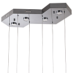 Люстра c 6-ю стеклянными плафонами хром Sparkling Bubbles Tube Chrome Hanging Lamp варинант исполнения - 3 | Loft Concept в Челябинске